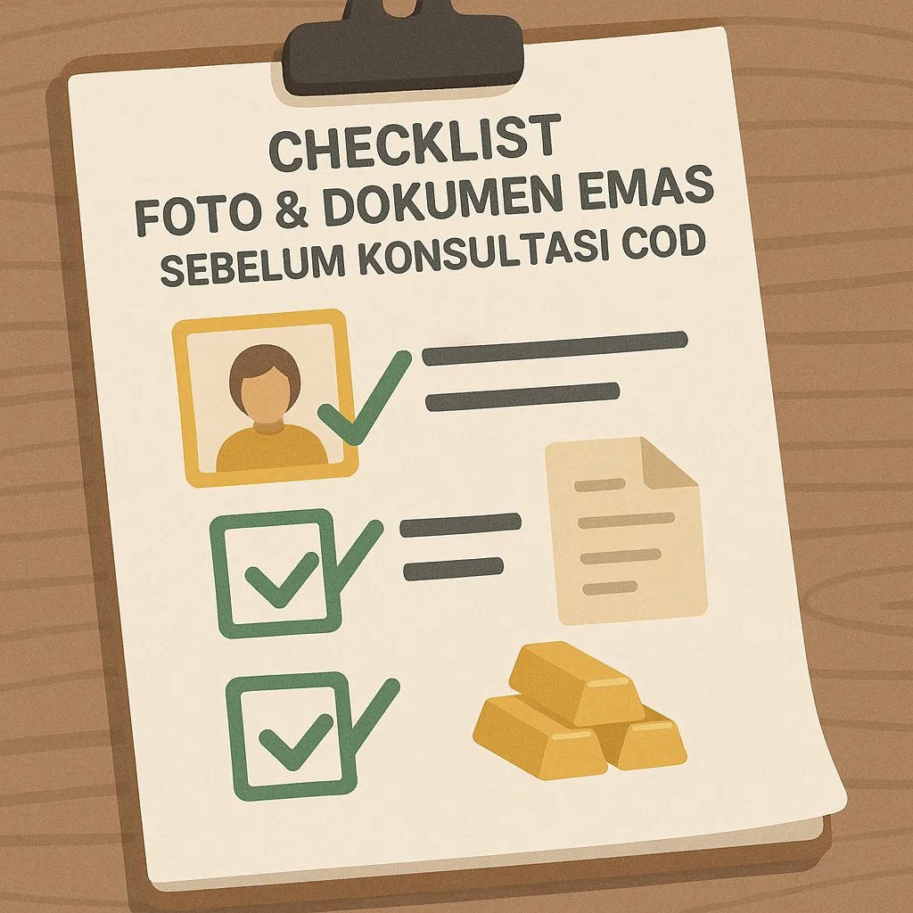 Ilustrasi konsultasi jual emas tanpa surat bersama tim Sentral Emas
